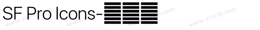SF Pro Icons字体转换 SF Pro Icons字体转换